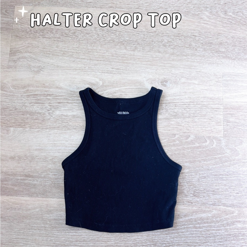 Halter crop top